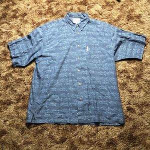 Columbia Shirt Men's 2XL Short Sleeve Button Down Adult Outdoors